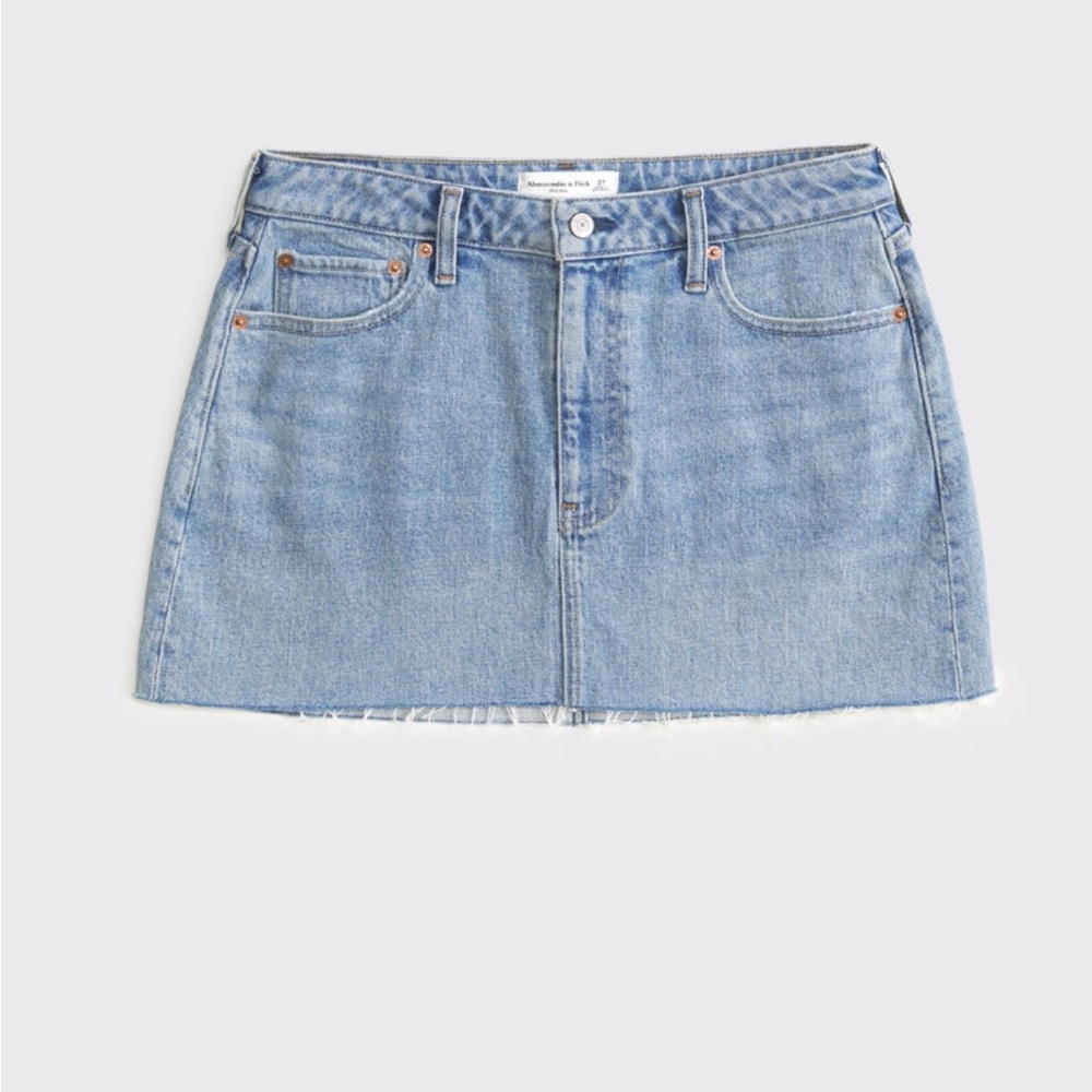 Abercrombie & Fitch Blue Mini Skirt Casual